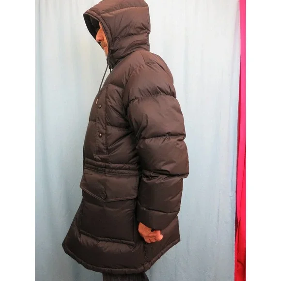 $1290 BURBERRY BENSEN BLACK HOODED CHECK LOGO DOWN PARKA PUFFER JACKET COAT XXL